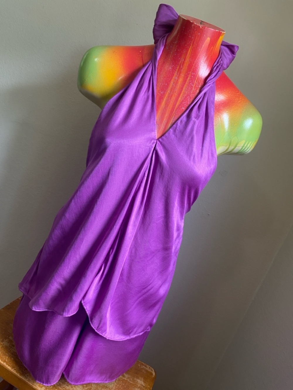 DO+BE Magenta Satin-Look Romper NWTs - Picture 2 of 13